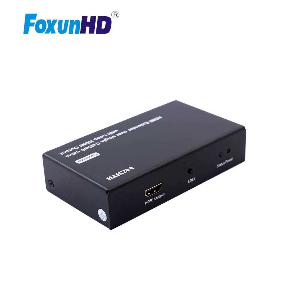 Foxun Loop Out HDMI Extender Bi-direnctional Wide Band IR SX-EX21C 1080p HDMI Extender 50m