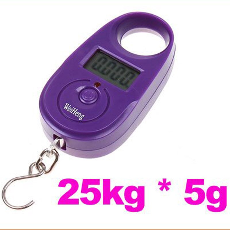 Kitchen Scale 25kg*5g 25kgx5g 25kg-5g Mini Digital Hanging Luggage Fishing Weighing Scale Ultra-compact and light weight