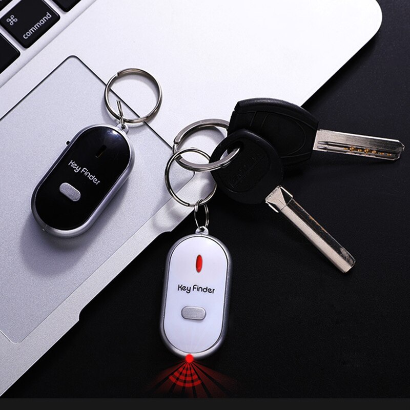 Bezprzewodowy anty-zgubiony alarmowy lokalizator kluczy brelok robić kluczy z lokalizatorem gwizdek dźwięk doprowadziło światło naganiacz zwierza urządzenie anty-zgubione dla osób starszych/dziecko/zwierzę domowe mam