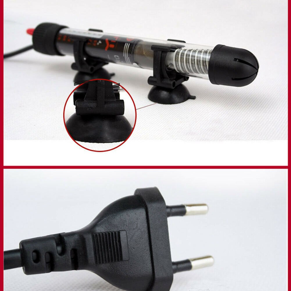 Mini Fish Tank Heater Submersible Adjustable Water Heater Stick 25/50/100/200/300W PLD
