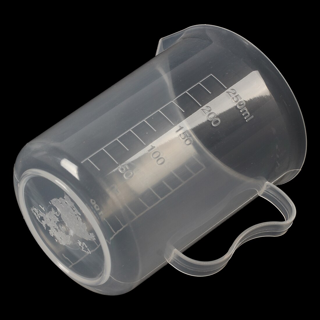 Laboratory 250mL Capacity Clear White Plastic Measuring Cup