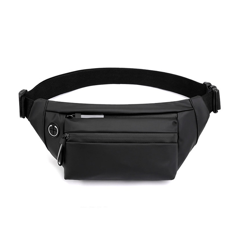 Reflektierende Reißverschluss PU Leder Männer Taille Tasche Multifunktions Drei Taschen Crossbody Versteckte Sicher Brust Taschen Für Frauen G200