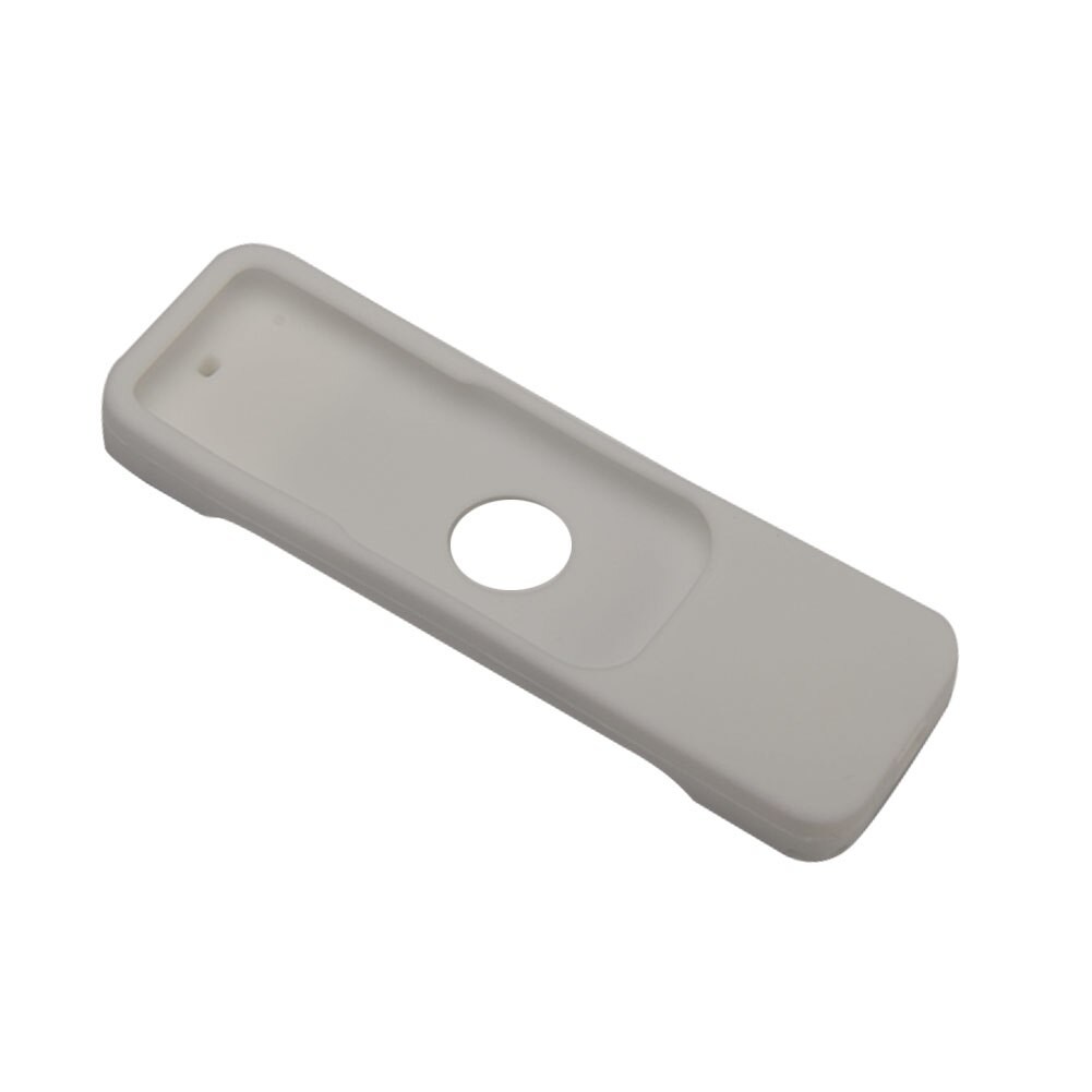 Protective Case For Apple TV Remote Control Colorful Silicone Waterproof Dust Remote Control Cover Skin: White