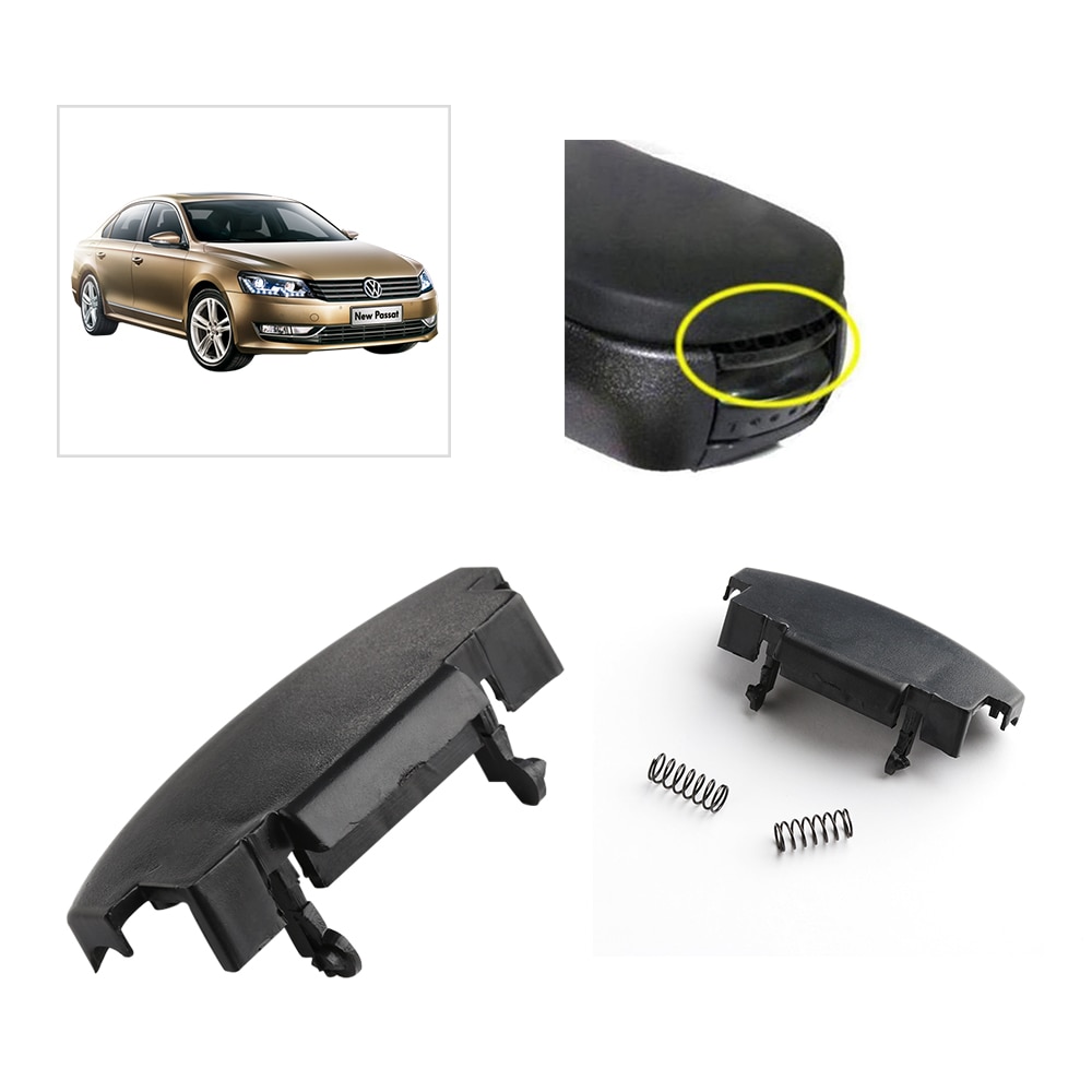 1PC Mk4 Golf Black HM Black Centre Console Armrest Lid Latch Clip Repair for VW Jetta Bora Auto Replacement Accessories