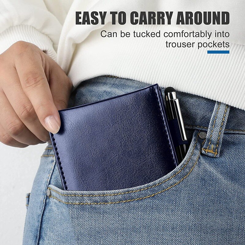 10 Pcs Notepad Holder Set, Mini Pocket Notepad Holder With 50 Lined Sheets, Metal Pen And 8 Pcs Memo Refills