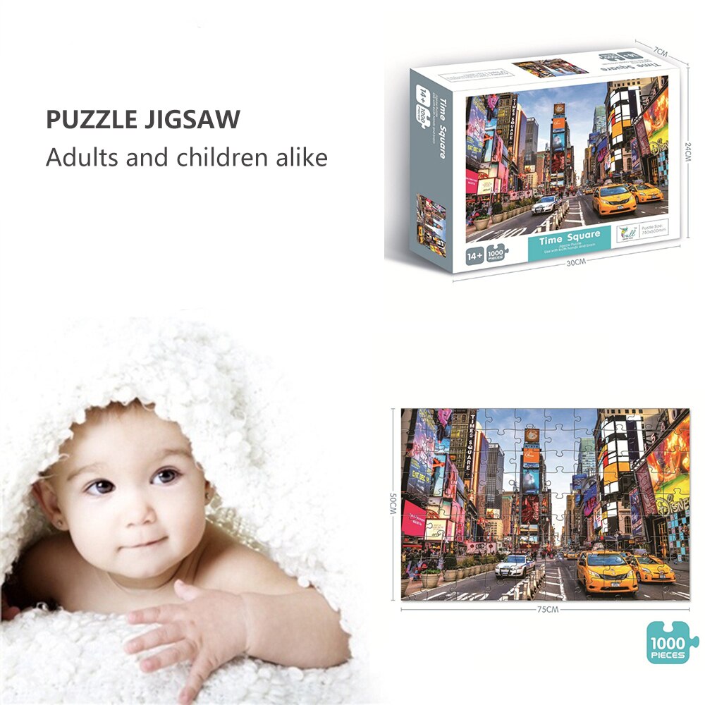 1000 Stuks Papier Puzzels Voor Volwassenen, Landschap Puzzels, Educatief Speelgoed Voor Volwassen Kinderen
