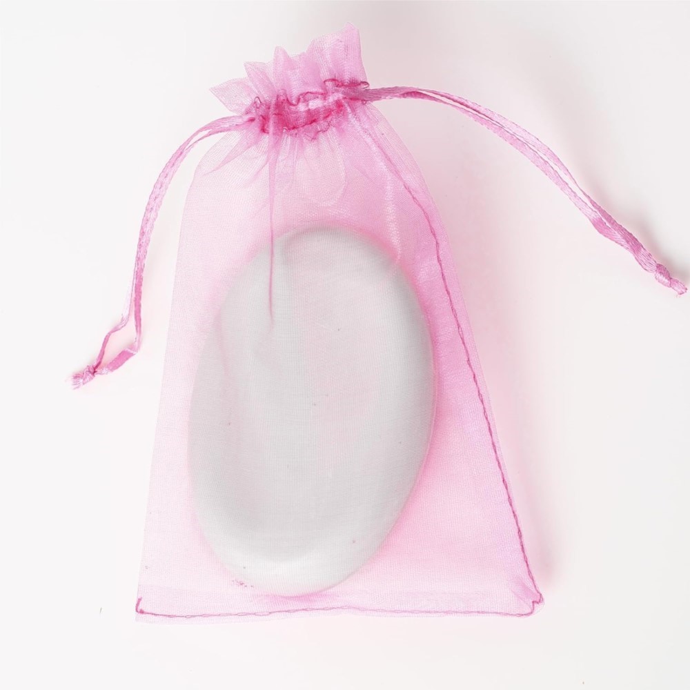 50 Uds. Bolsas de joyería con cordón de Organza rosa, bolsas de para boda, , de Festival de Navidad, embalaje de bolsas de dulces para Festival