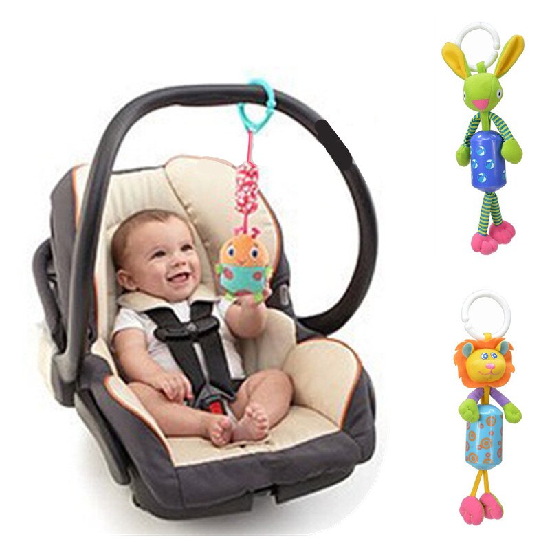 Sozzy Top Kinder Spielzeug, kinder weihnachten weiche Tiere bett auto Hängen Ring Glocke Rassel 20% Off