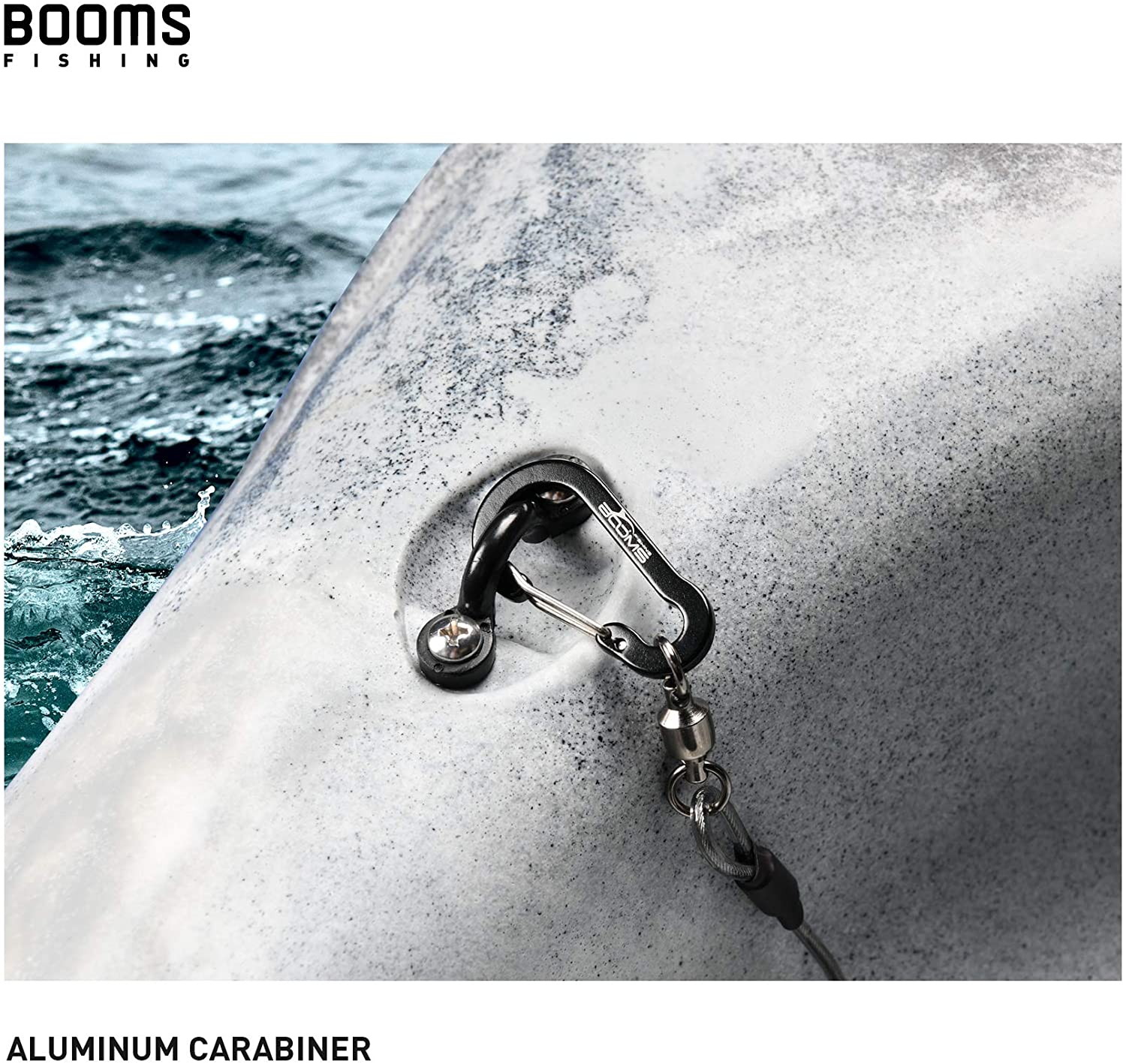 Booms Fishing T02RB1 Fishing Rod Tether Boat Kayak Paddle 2M Heavy Duty Elasticity Lanyard for Fishing Tools Rods Strap 4pcs/Set