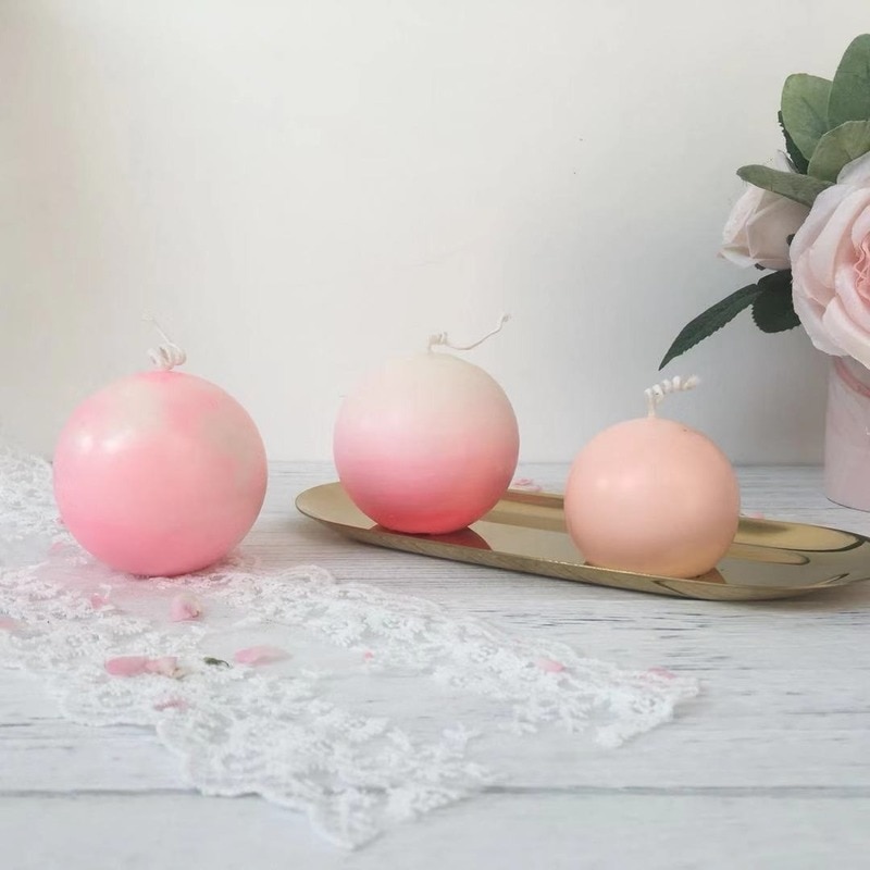 MILIVIXAY moules à bougies en plastique | 1 pièces, moules à bougies pour la fabrication de bougies, pilier/carré/cylindre/boule, artisanat Bougie