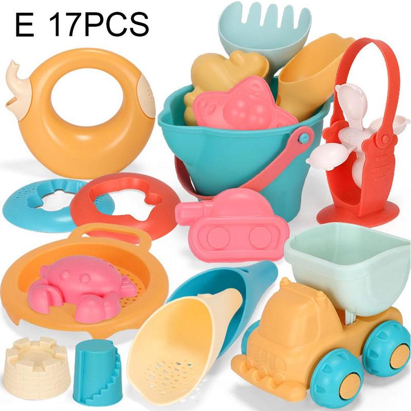 Baby Strand Spel Speelgoed Kinderen Zandbak Speelgoed Siliconen Zacht Zand Strand Set Kit Speelgoed Voor Strand Spelen Zand Water Spelen winkelwagen: E