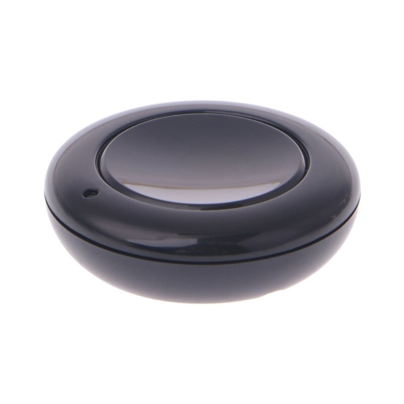 DC 9V 12V 24V 10A 1-Button 433MHz RF Wireless Remote Control Round Transmitter: Black