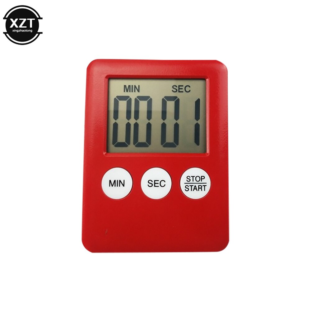 Temporizador de cocina magnético, reloj Digital para cocinar, hornear, LCD, cuenta atrás, alarma fuerte, alarma de cuenta atrás, reloj magnético, reloj para dormir, sup de cocina
