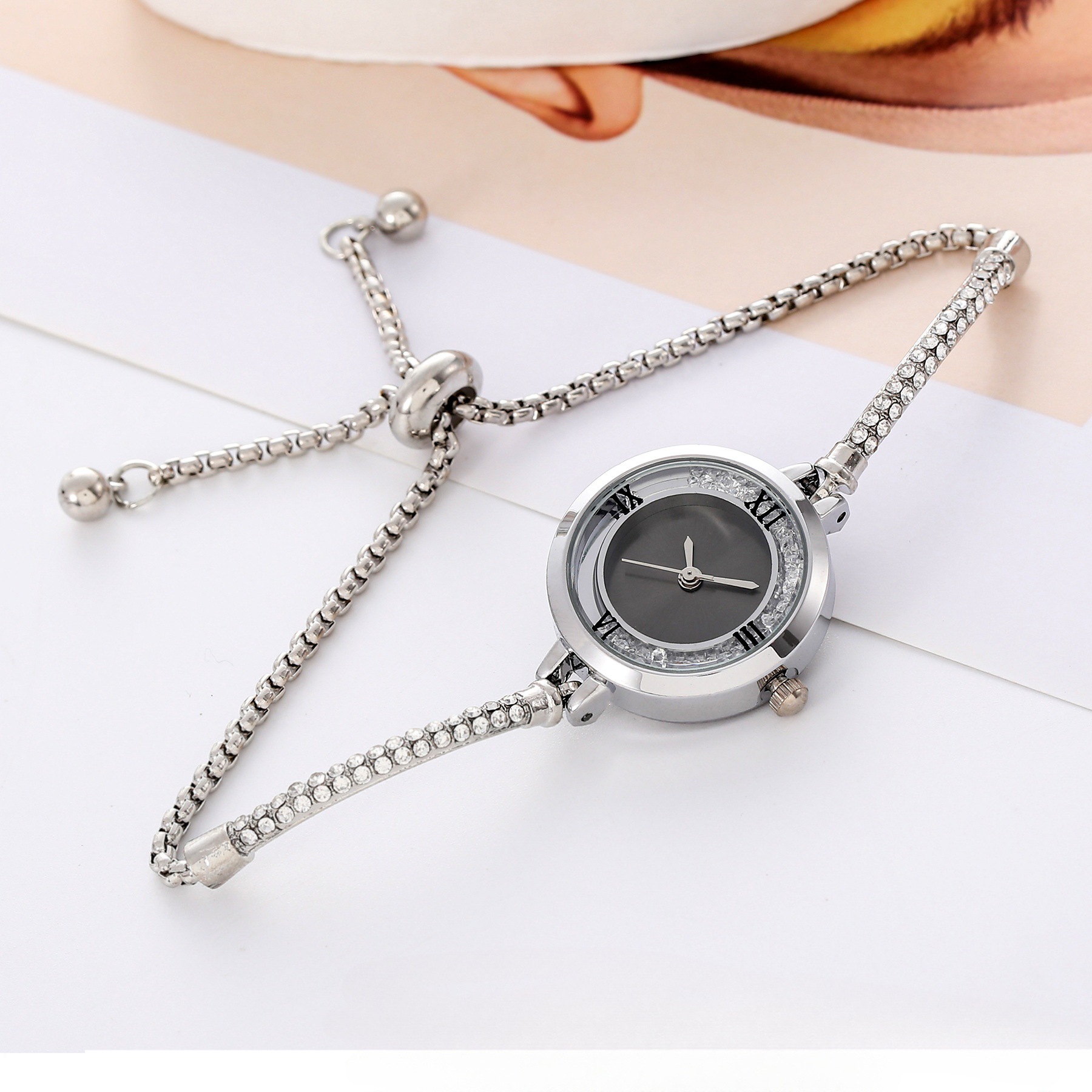 Dames horloges Top Brand Leer van dames armband horloges Pendant kwarts polshorloge Luxe Fashion quartz horloge Reloj Mujer (Color : 9 Dames horloges Top Brand Leer van dames armband horloges Pendant kwarts polshorloge Luxe Fashion quartz horloge Reloj Mujer (Color : 9