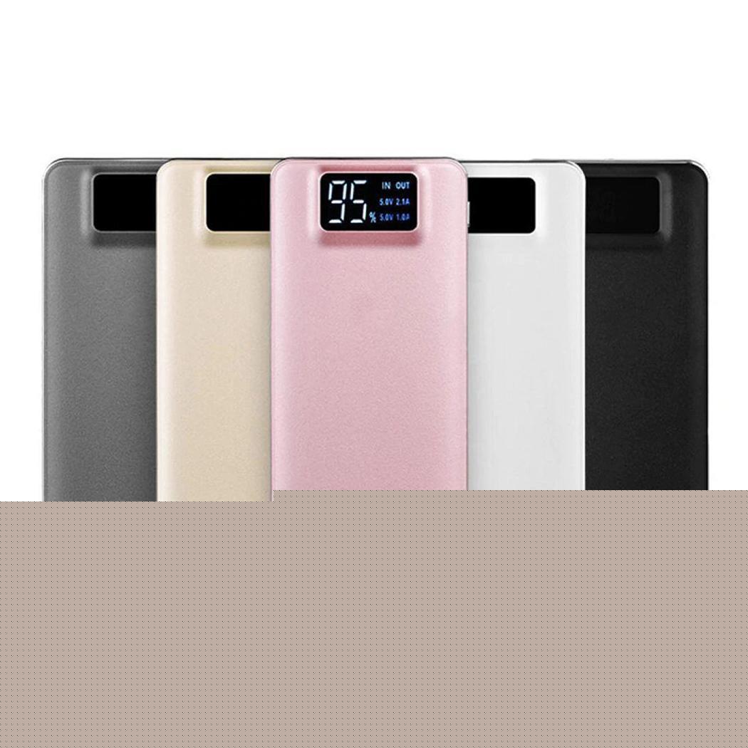 30000 mah batterie externe Portable 2 USB téléphone Portable batterie externe banque d'alimentation de chargeur pour Samsung iPhone Xiaomi Huawei batterie externe