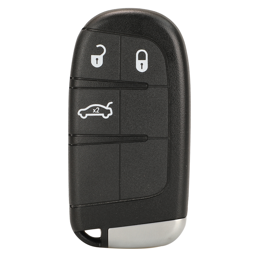 Jingyuqin para Jeep Grand Cherokee Dodge Ram 1500 cargador de viaje Dardo Challenger Durango Chrysler 300 carcasa de llave remota 2/3/4/5BT: Rosa
