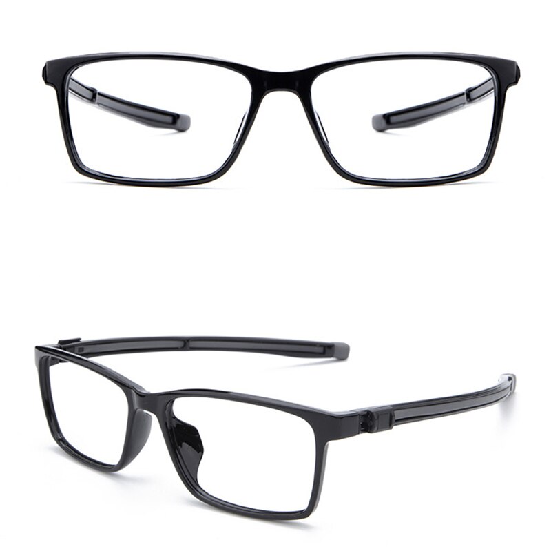 Montura de gafas ópticas deportivas para hombre y mujer, lentes cuadrados con absorción magnética, con imán para colgar en el cuello, gafas para miopía ajustables