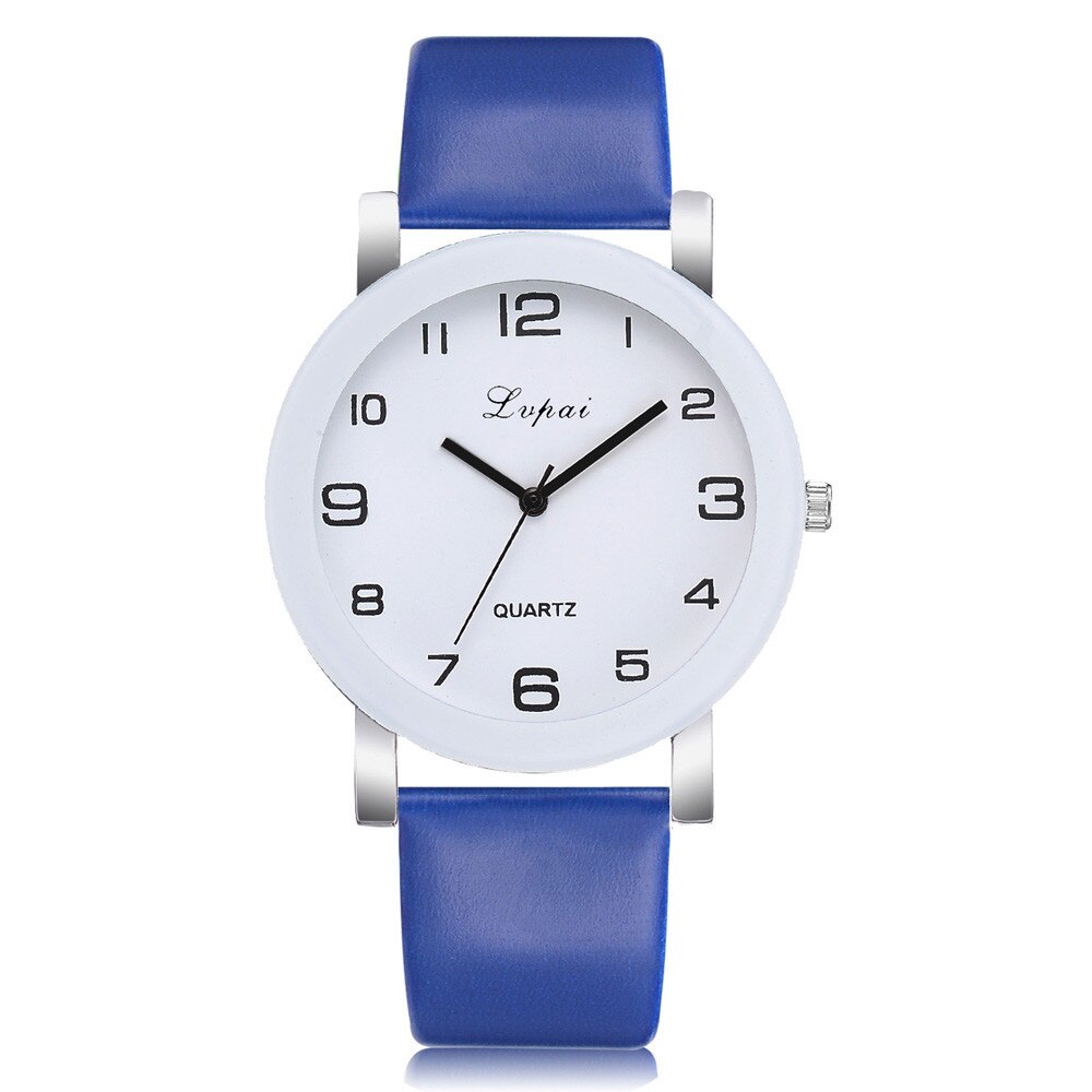 Lvpai vrouwen Casual Quartz Lederen Band Horloge Analoog Polshorloge