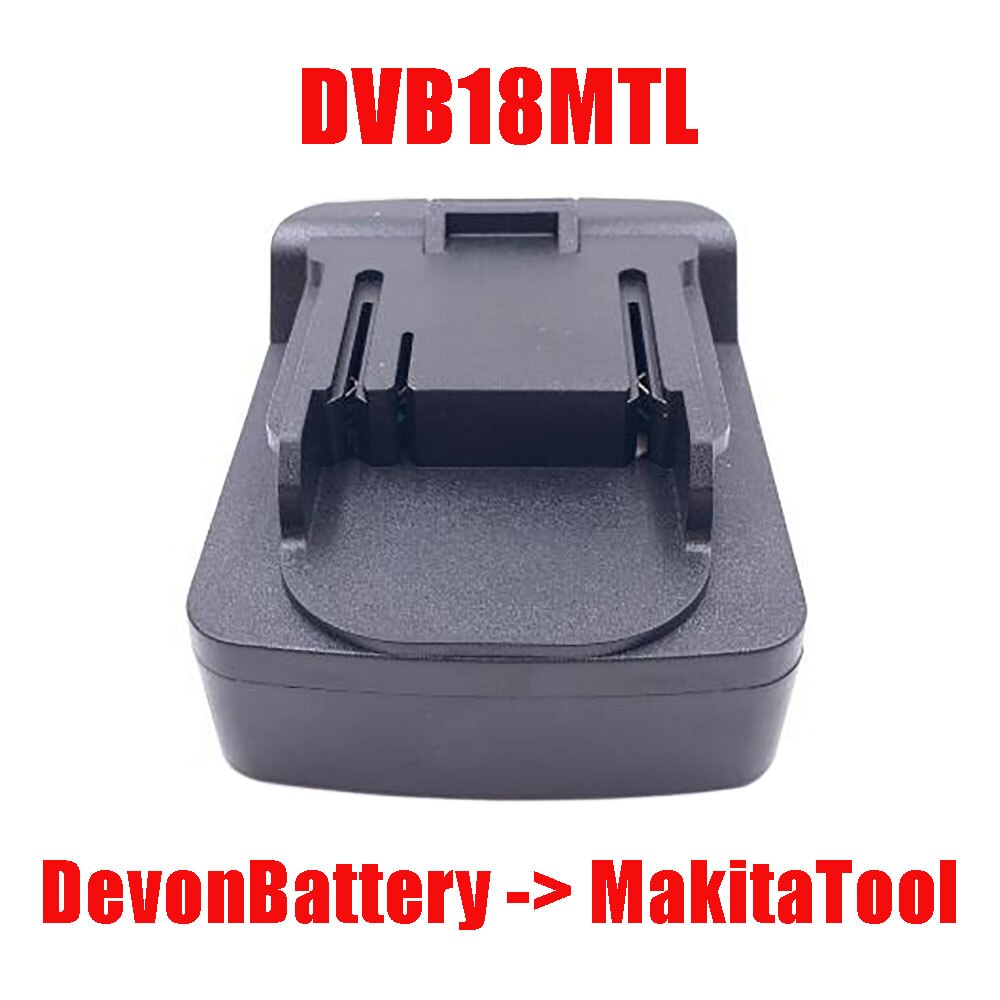 Adapter til makita 18v værktøj til dewalt bosch aeg ridgid devon worx milwaukee black decker porter-kabel stanley li-ion batteri: Dvb 18 mtl