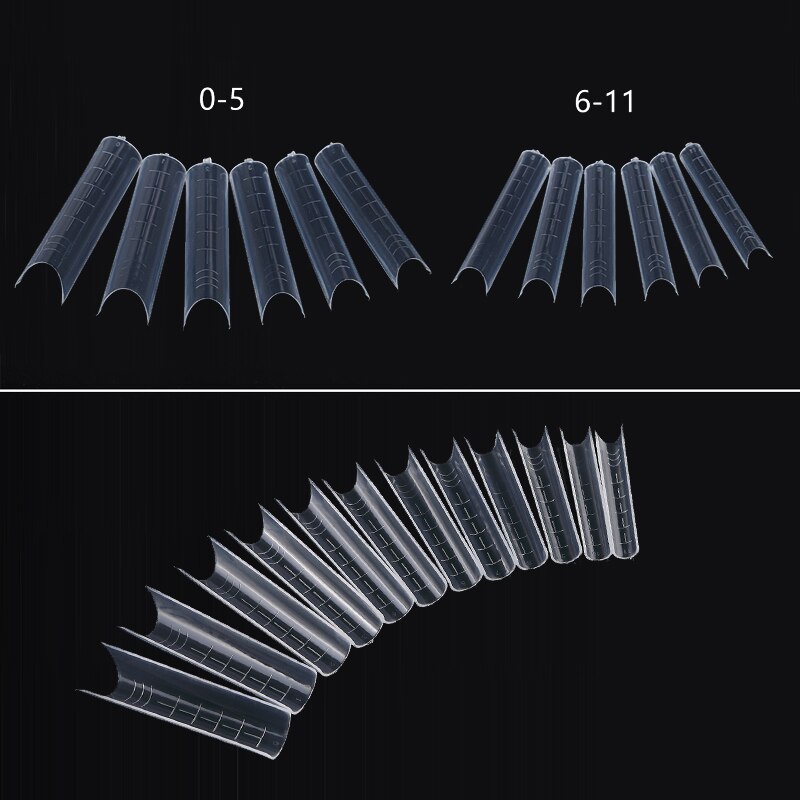 120/100Pcs Nail Forms Tips Voor Quick Building Uv Extension Gel Mold Nail System Tips Nagel Tips bovenste Formulieren Voor Nagels