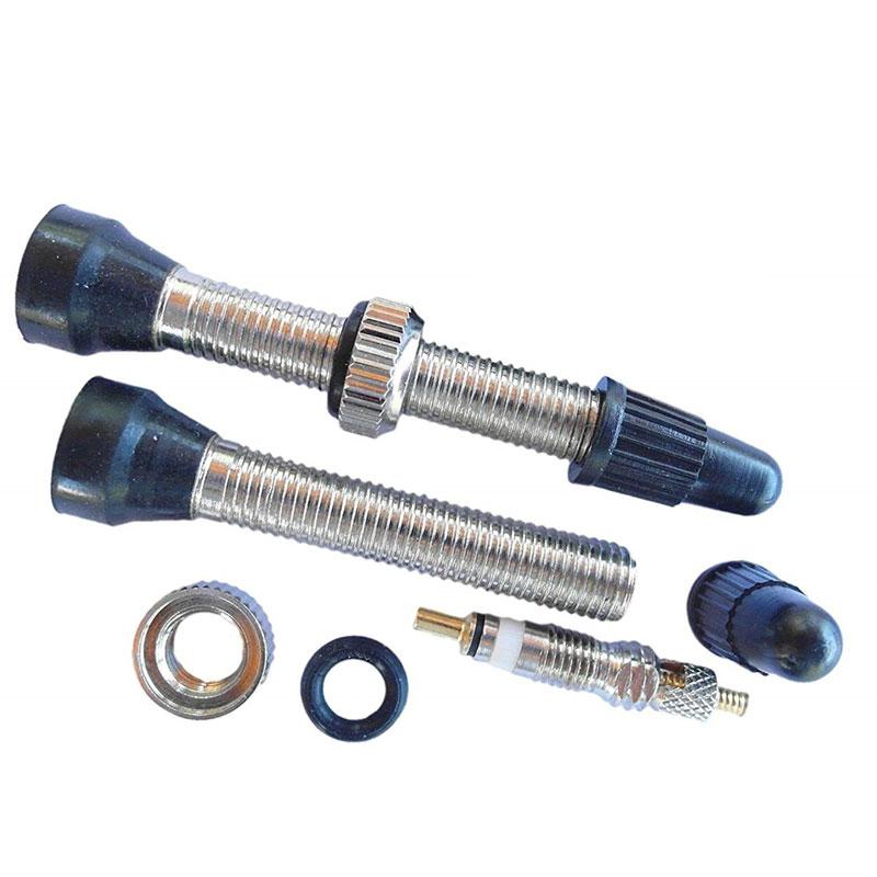 Extensor da válvula da bicicleta da montanha 40mm removível de cobre fino extensão bocal de ar da bicicleta sem câmara extensor da válvula do pneu