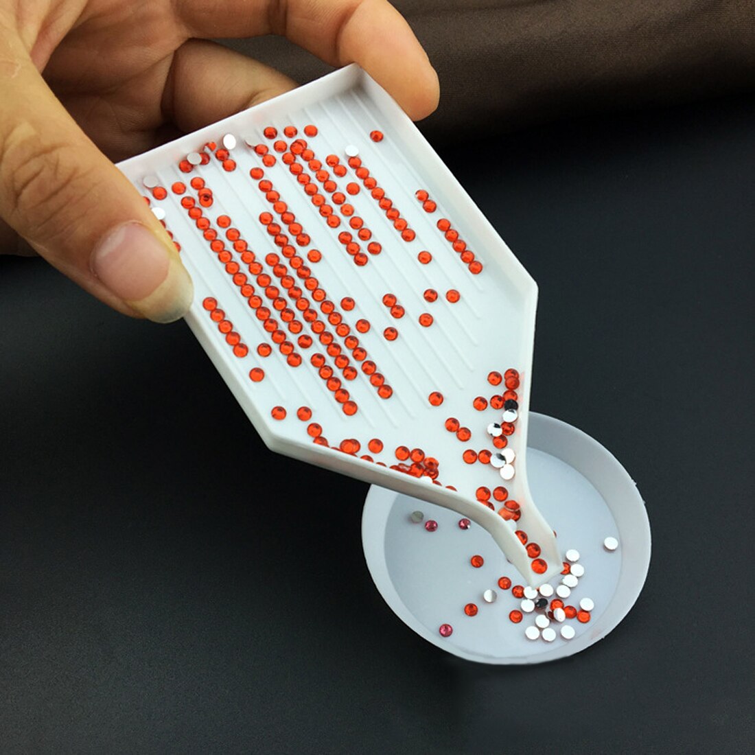 5 Stks Dual-ended Nail Rhinestone Bead Picker Roze Gem Strass Picker Pen Puntjes Manicure DIY Nail Art Pick Up Tool