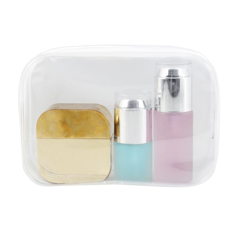 Pvc kosmetikpose rejse vandtæt gennemsigtig klar lynlås makeup poser skønhed vask arrangør bad toiletpapir: 03