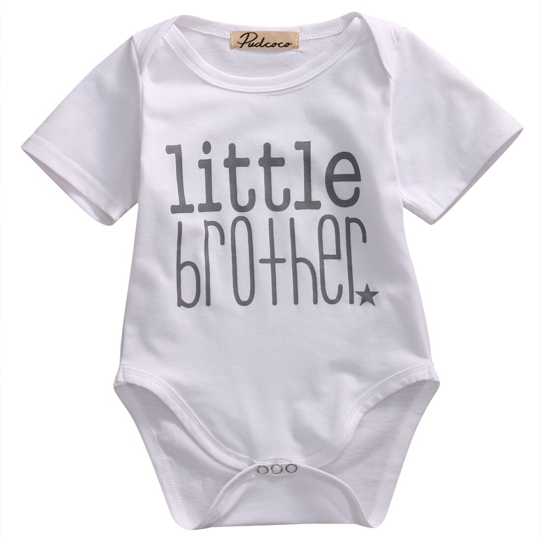 Mode Broertje Baby Boy T-shirt en Grote Broer Baby Jongens shirt Familie Bijpassende Kleding Kids Kinderen T-shirt 2-7Y: WHITE / 2T