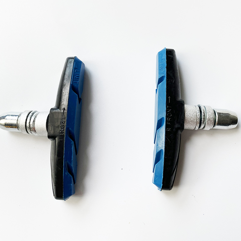 4 Pairs V-shaped Silent Brake Pads Suitable For BMX Road Mountain Bike Silent Durable Brake Pads Bicycle Accessories