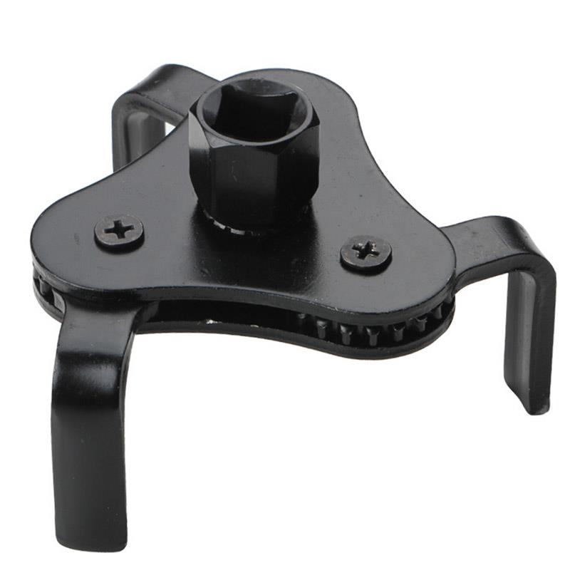 Herramientas de reparación de automóviles herramienta de llave de filtro de aceite de interfaz de 3/8 pulgadas con 3 herramientas de removedor de mandíbula para herramientas de eliminación de filtros de coches: style 1