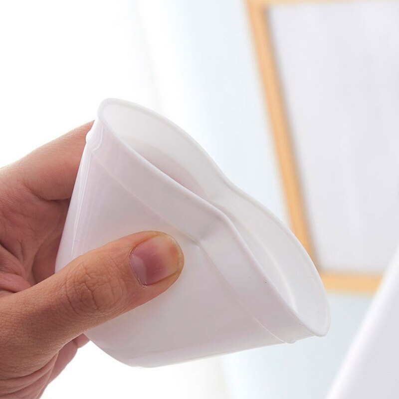 Round Flower Pots with Drainage Holes Mini Flower Pots, Suitable for Transplanting Nursery Seedlings (White 40)