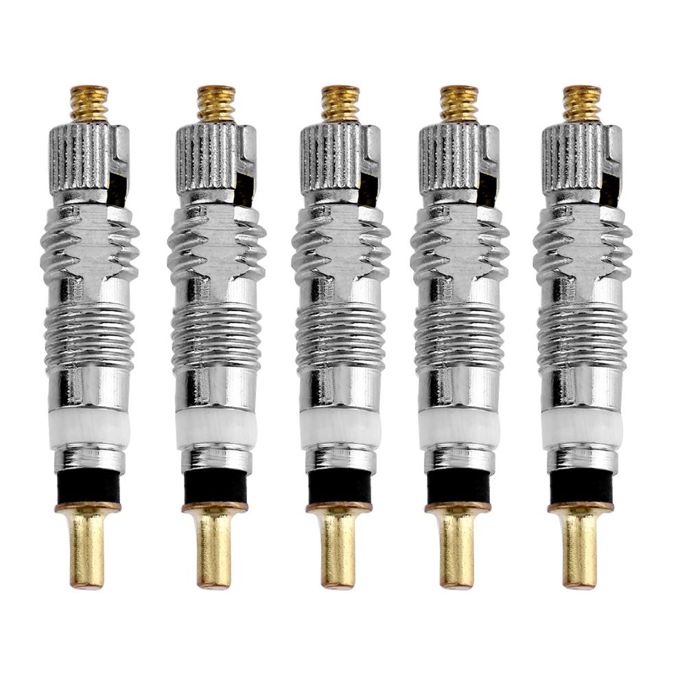 2/5/10pcs Valve Core Silver Detachable Copper Presta Valve Core Replacement for Bicycle MTB Road Bike Riding Cycling Accessories: 5PCS