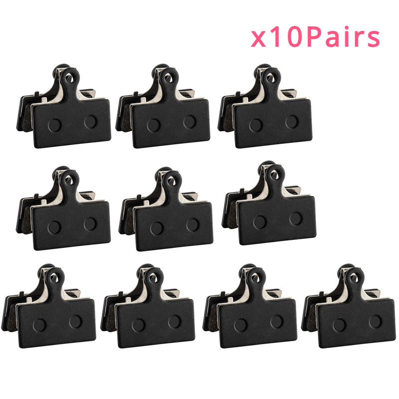 Plaquettes de frein semi-métalliques pour vélo de route VTT, Shimano XT, M8000, M785, XTR, M9000, M9020, M987, M988, M985, SLX, M7000, M675, 8 paires, 10 paires, 20 paires: WHITE