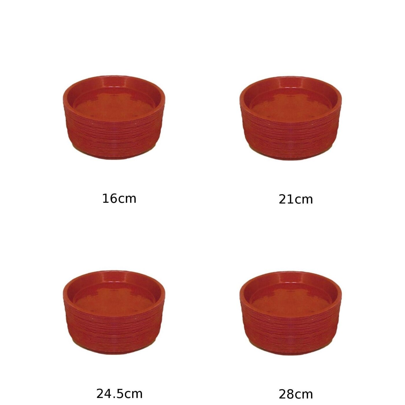 10* Heavy Duty Large Plastic Saucer Planter Plant Pot Saucers PP Water Tray Base