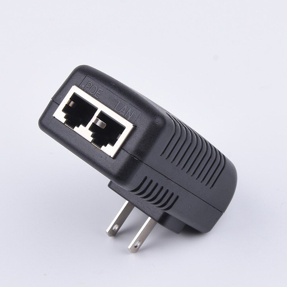 DC 48V 0.5A 24W Poe injector Power Over Ethernet Adapter For IP Camera Wifi POE Injector Wall Supply UK US EU Plug Options