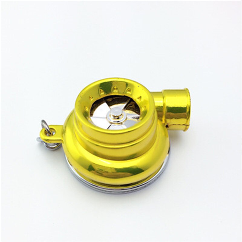 Mini Turbo turbocompresor para coche, llavero con anilla giratoria, llavero con luz: 11