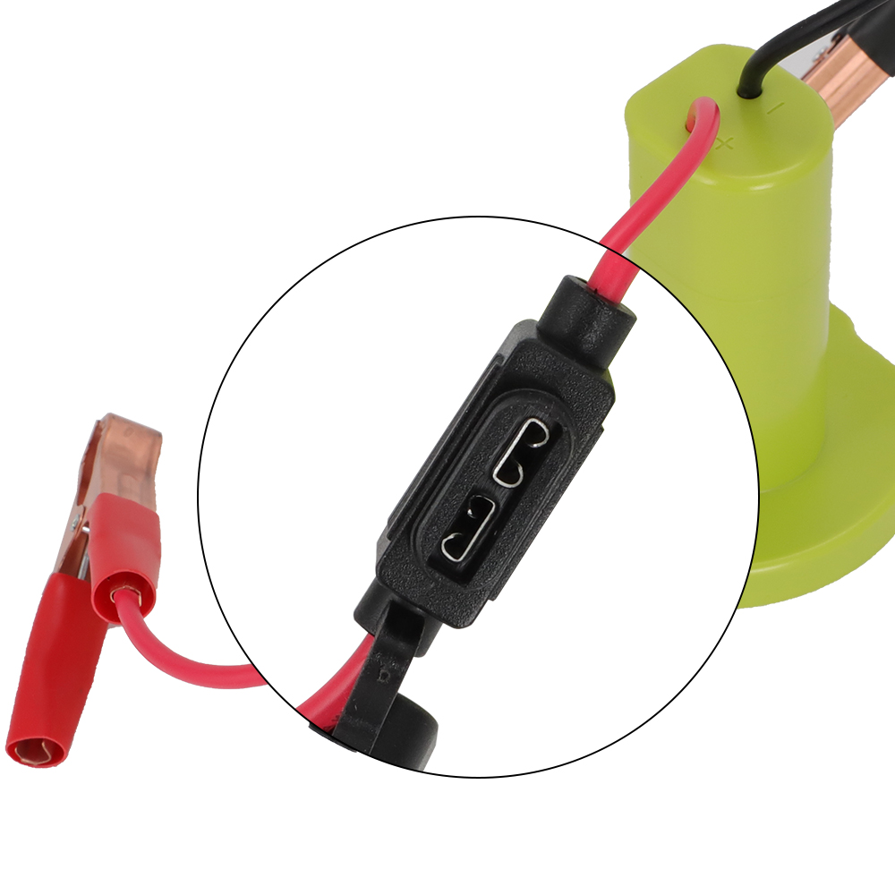 Til ryobi 18v jumpstarter, perfekt til start af biler, lastbiler, traktorer, batterijumperadapter med tænd/sluk-knap