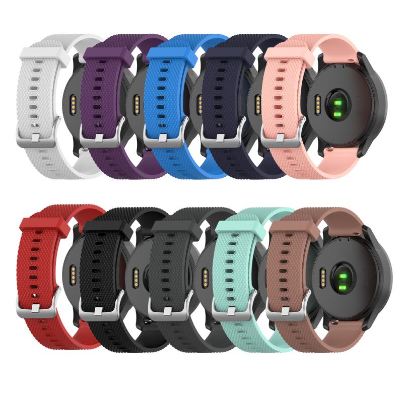 Correa de silicona para Garmin vivoactive 4, repuesto de correa de silicona para reloj inteligente