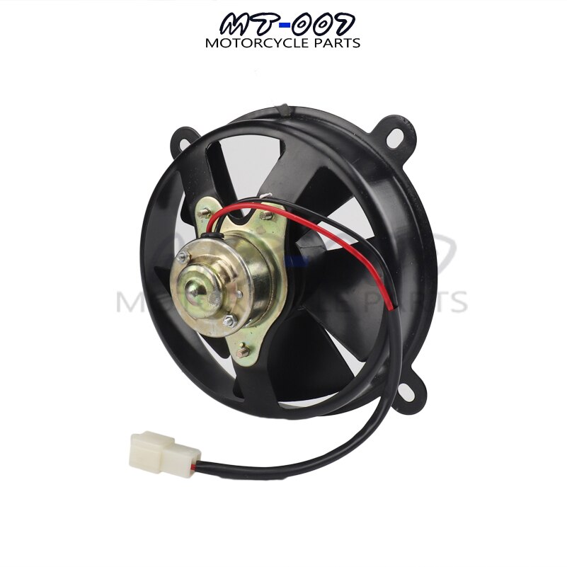 Black 6in Dia Electric Cooling Fan Radiator for Quad Dirt Motorcycle Bike Buggy 150c 200c Plastic + Metal