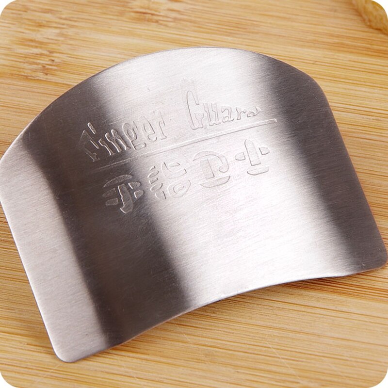 Cut finger protection device for kitchen cooking gadget utility proof stainless steel chopping hand guard LYQ