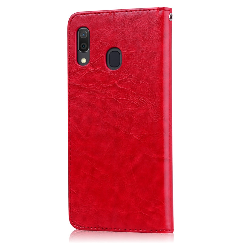 Etui do Samsung Galaxy A20 A 20 etui luksusowe biznes magnetyczny zwykły portfel klapki skórzane etui do Samsung A20S A20e klapki