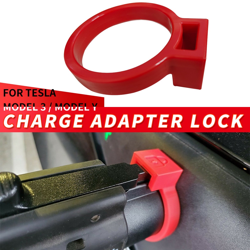 J1772 Tesla Model 3 / Model Y Charge Adapter Charging Lock safety protection Car Accessories