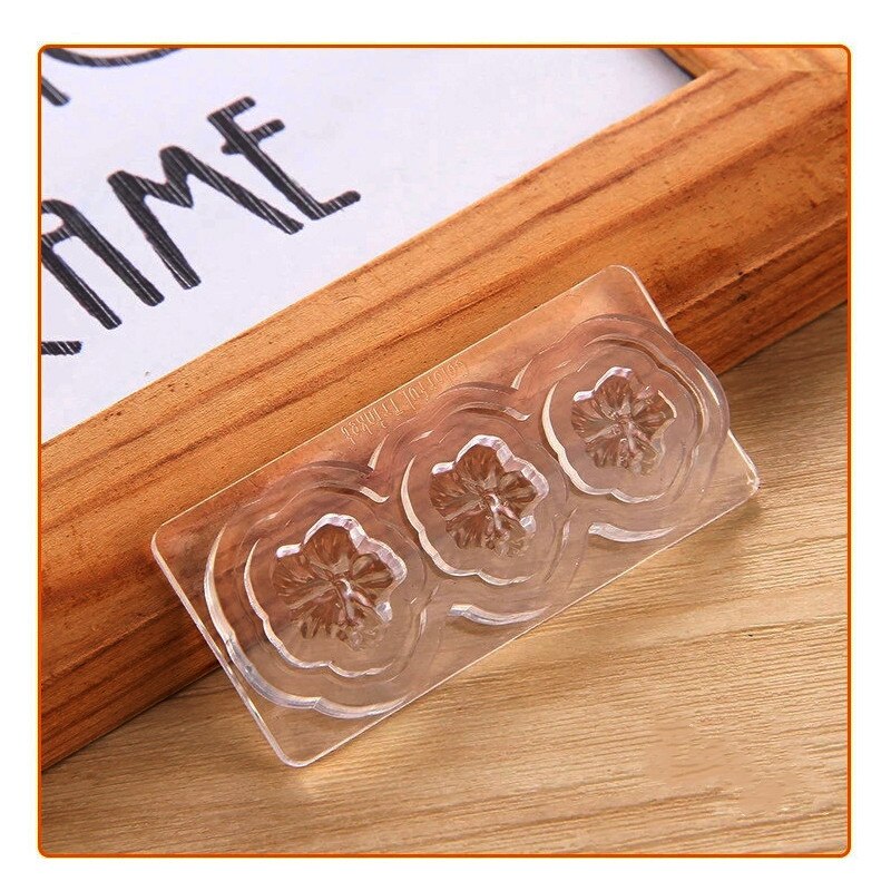Manikyr gravyr mall silikon manikyr mall kit tjock 3d polering nail art diy dekorationsverktyg form set: F
