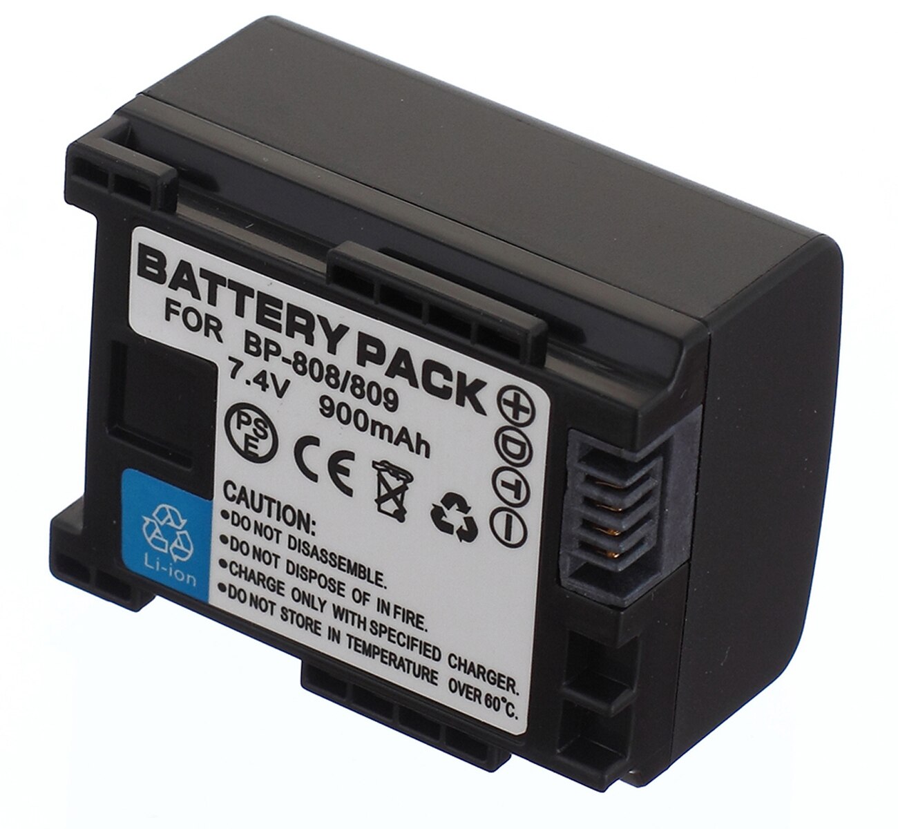 Batterie pour caméscope Canon LEGRIA HFM300, HFM306, HFM307, HFM400, HFM406, LEGRIA HF M300, M306, M307, HF M400, M406
