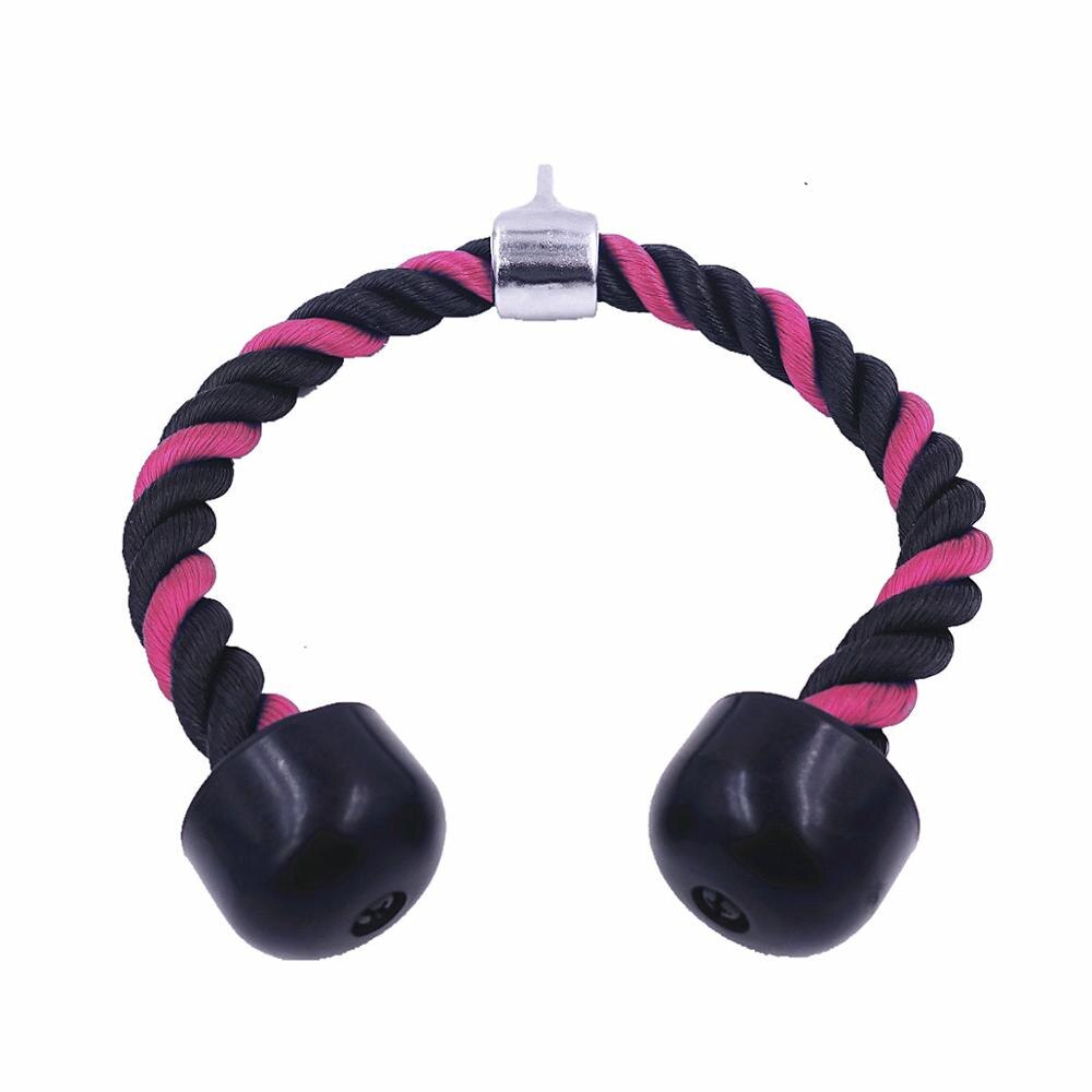 Corda para exercícios bíceps, treinamento a casa ou academia antiderrapante: Type-B Pink