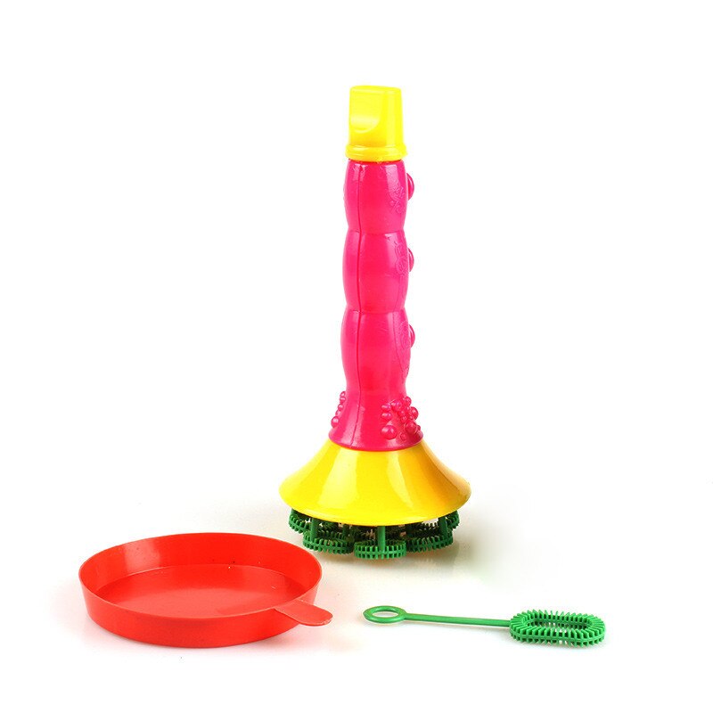 Creativo per Bambini di Acqua Che Soffia Giocattoli Bolla Bolla di Sapone Ventilatore per Bambini tutto'aperto bambino Divertente Educativi Giocattolo tutto'aperto Giocattoli Corno
