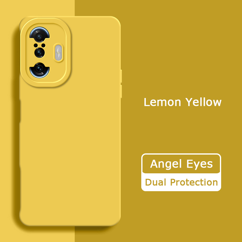 Coque de luxe en Silicone liquide yeux d'ange pour Xiaomi POCO F3 GT F3GT Redmi K40 Gaming 360, housse de téléphone antichoc, boîtiers de jeu K40: CANVAS / MULTI