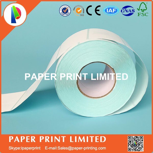 1 rulle 55 * 30 * 800 termiske klistermærker etiket print papir supermarked elektronisk stregkode papir