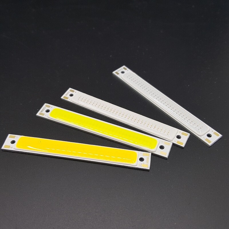 10pcs 3v 3w L60x8mm red light blue light cold white cob led module 70lm COB strip
