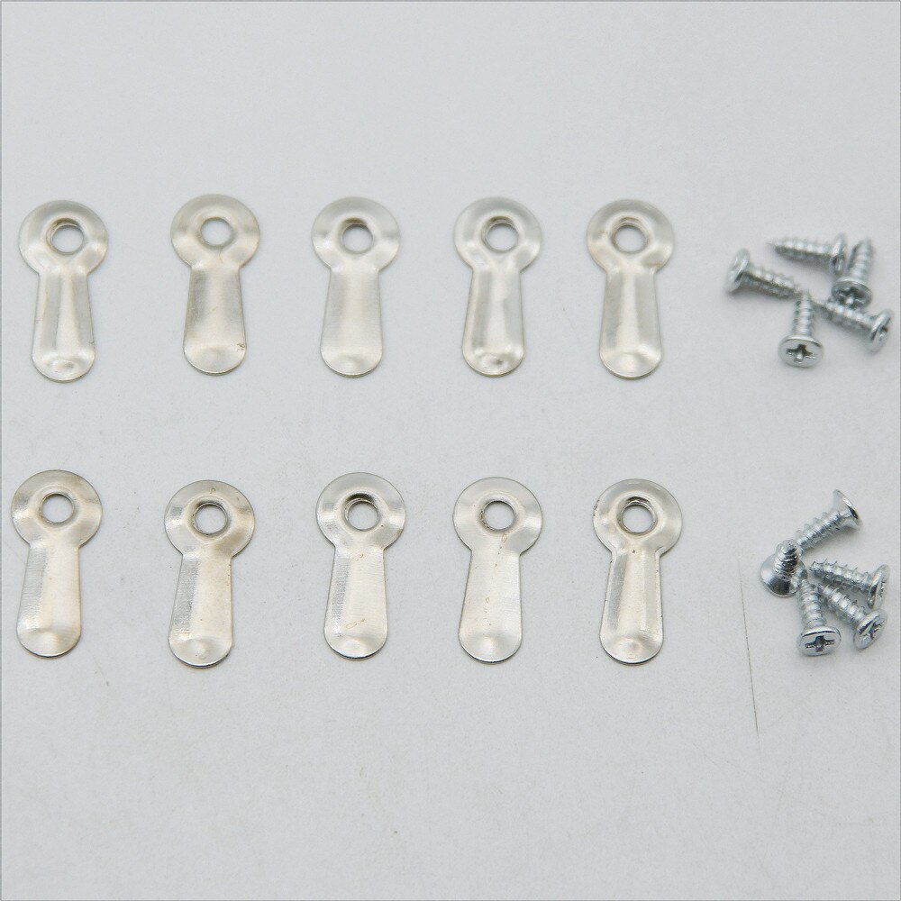 50setzt Silber Metall Haken Für Bild Spiegel Foto Rahmen Rotierenden sperren Tasten Tafel Befestigung Brads Sammelalbum DIY Zubehör